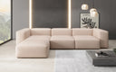 Designer corner sofa Snug in genuine leather