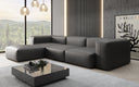 Designer corner sofa Snug in genuine leather
