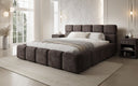 Designer Polsterbett Matilda Cord mit Stauraum