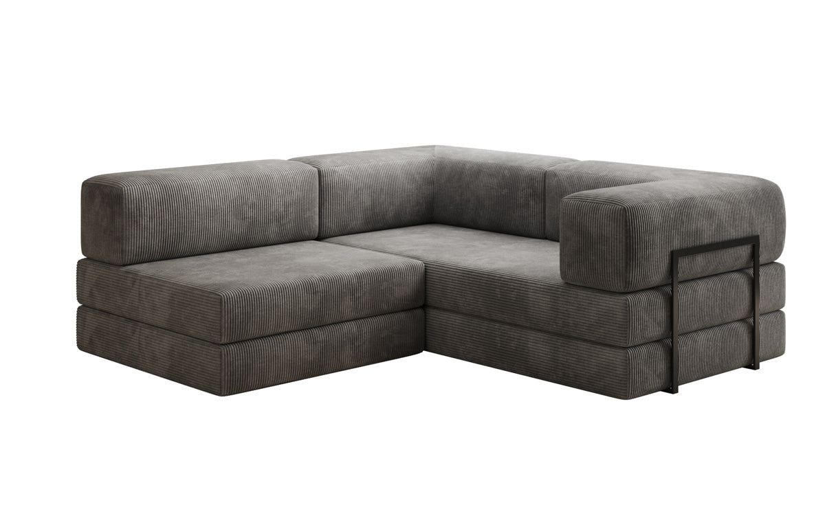 Designer Sofa Lazy L Mini in Corduroy