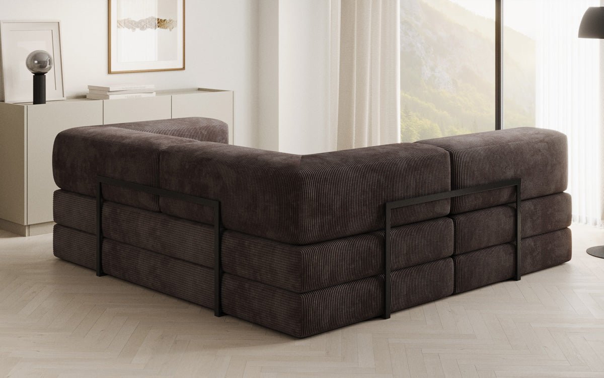 Designer Sofa Lazy L Mini in Corduroy