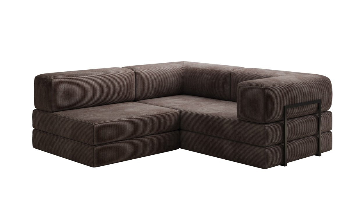 Designer Sofa Lazy L Mini in Corduroy