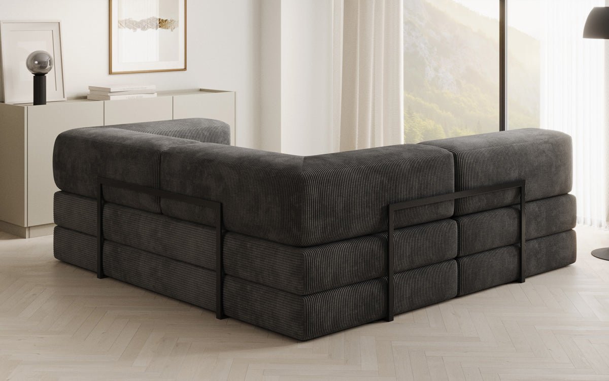Designer Sofa Lazy L Mini in Corduroy