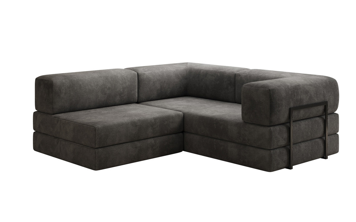 Designer Sofa Lazy L Mini in Corduroy