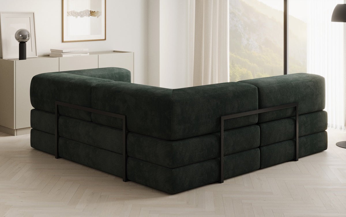 Designer Sofa Lazy L Mini in Corduroy