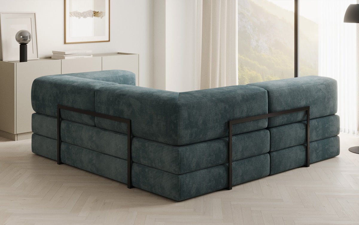 Designer Sofa Lazy L Mini in Corduroy