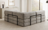 Designer Sofa Lazy L Mini in Samt