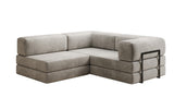 Designer Sofa Lazy L Mini in Samt