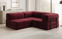 Designer Sofa Lazy L Mini in Samt