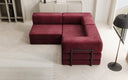Designer Sofa Lazy L Mini in Samt