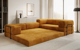 Designer Sofa Lazy L geschlossen in Cord