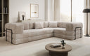 Designer Sofa Lazy L geschlossen in Cord