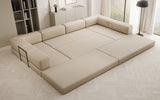 Designer Sofa Lazy U in Bouclé