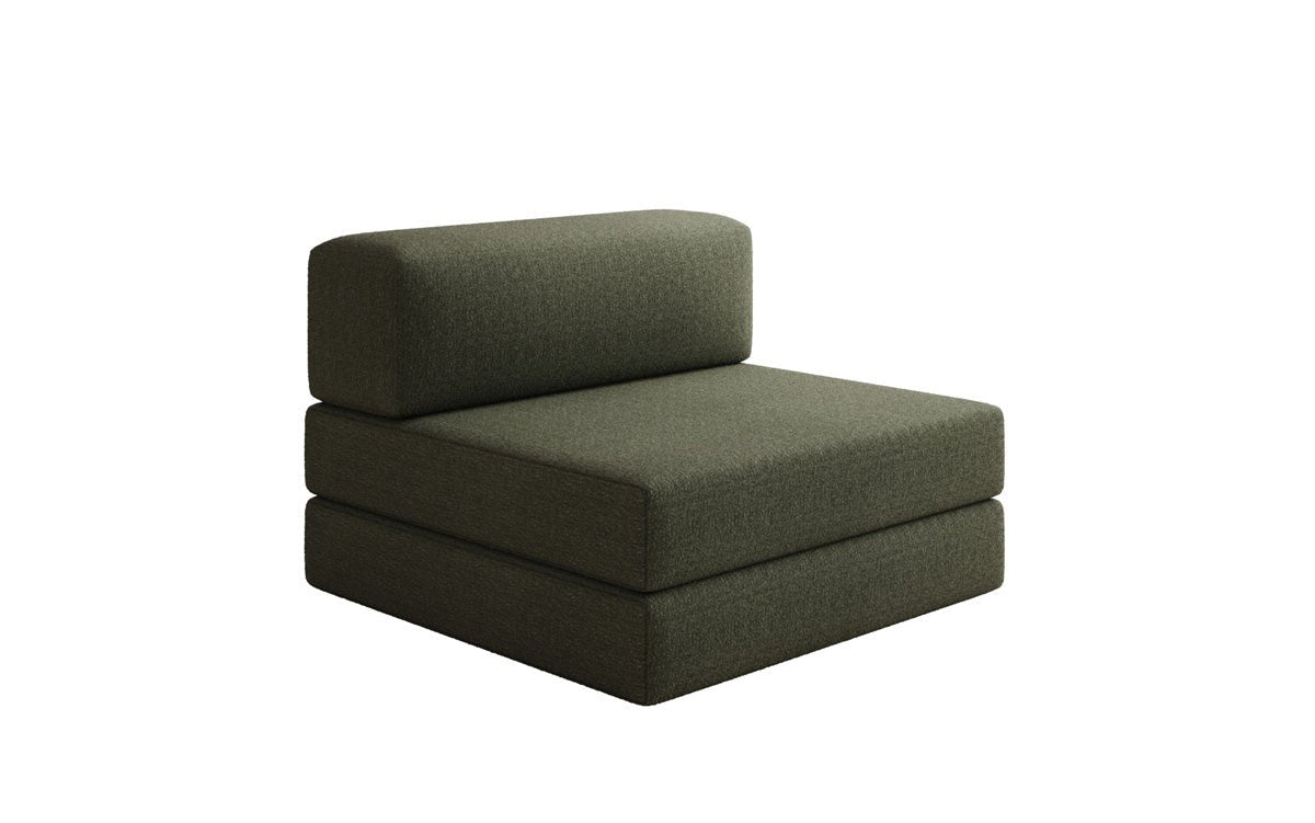Designer Sofa Mittelmodul Lazy in Bouclé