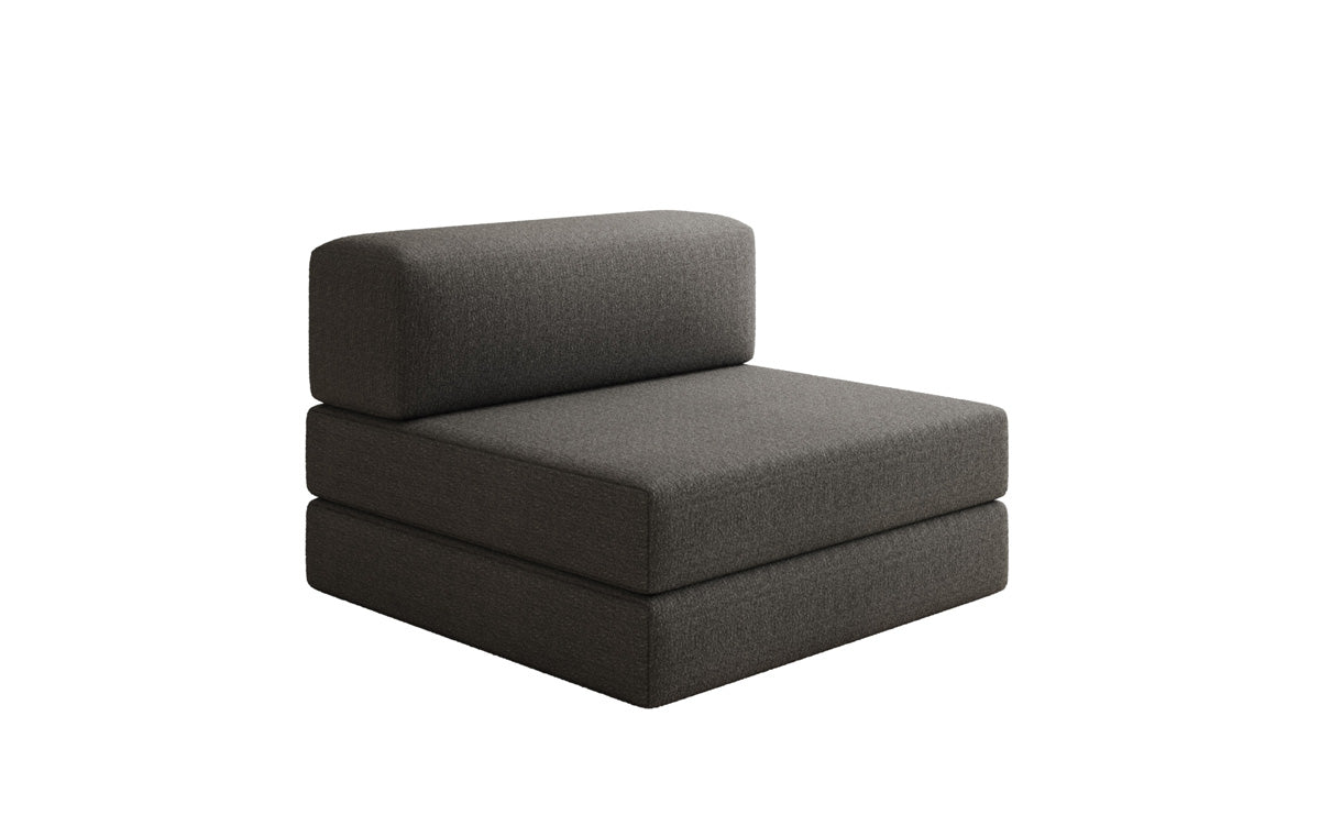 Designer Sofa Mittelmodul Lazy in Bouclé