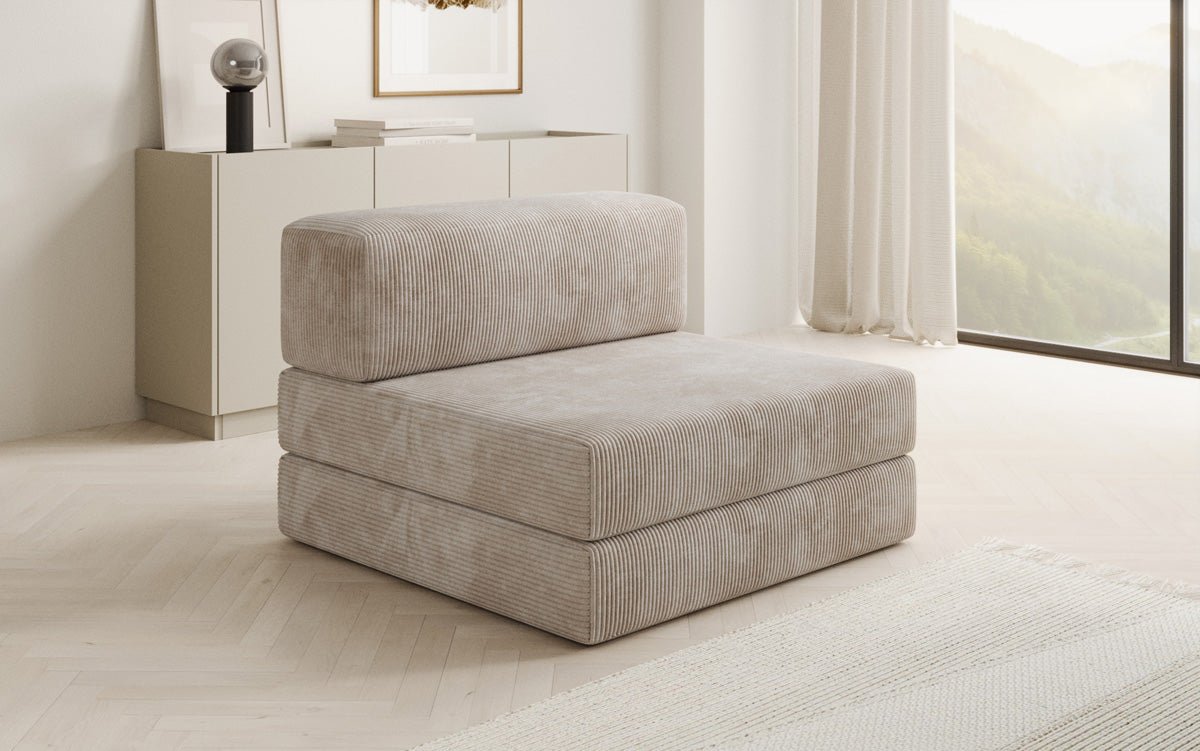 Designer Sofa Mittelmodul Lazy in Cord