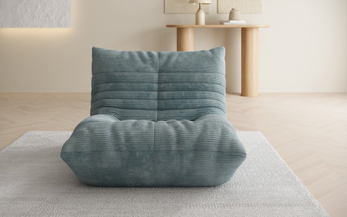 Designer Sofa-Sessel Calmo in Cord