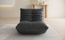 Designer sofa armchair Calmo in genuine leather