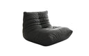 Designer sofa armchair Calmo in genuine leather