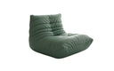 Designer sofa armchair Calmo in genuine leather