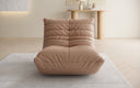 Designer sofa armchair Calmo in genuine leather