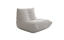 Designer sofa armchair Calmo in genuine leather