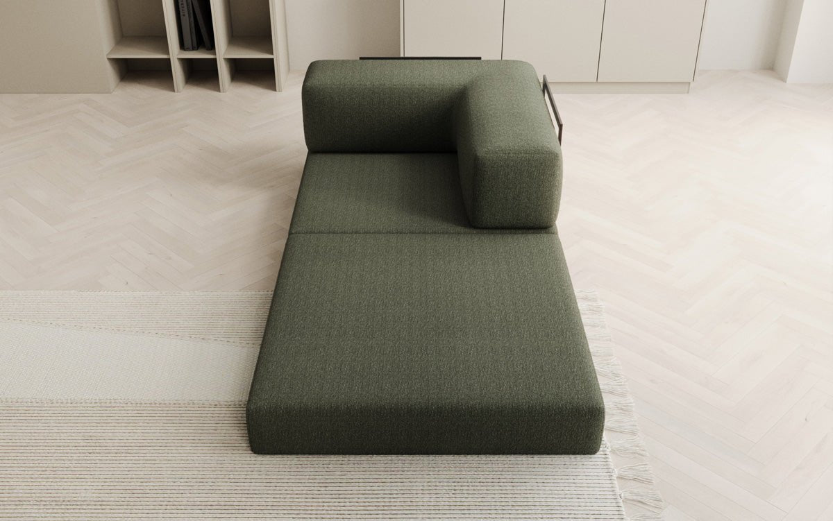 Designer Lazy Armchair in Bouclé