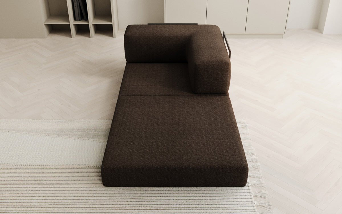 Designer Lazy Armchair in Bouclé