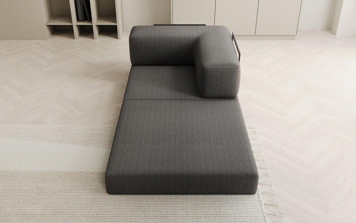 Designer Lazy Armchair in Bouclé