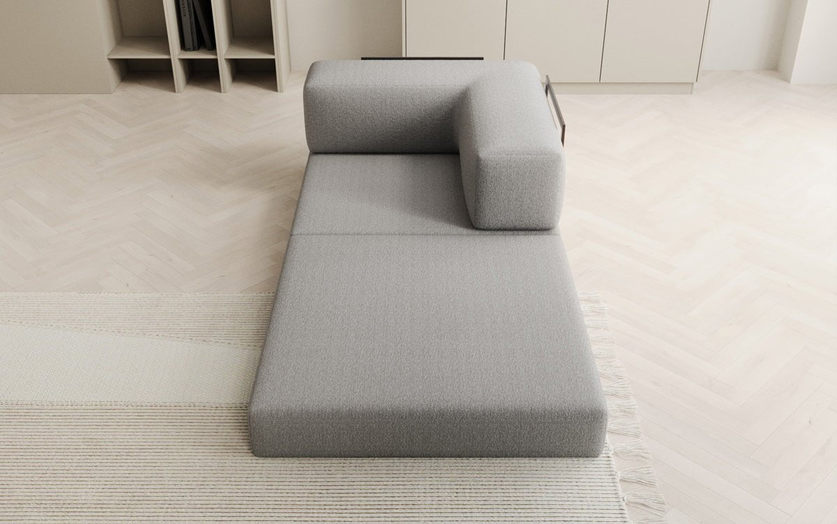 Designer Lazy Armchair in Bouclé