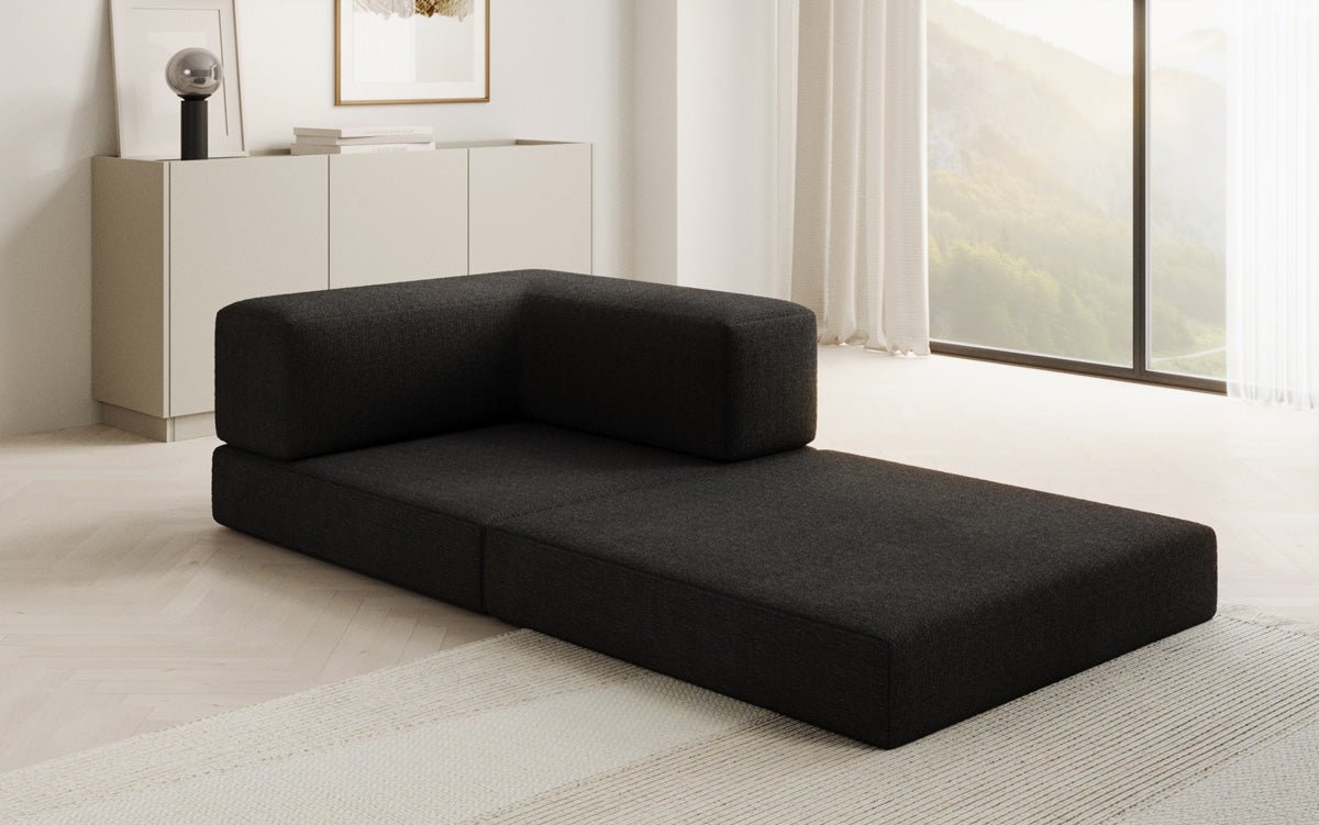 Designer Lazy Armchair in Bouclé