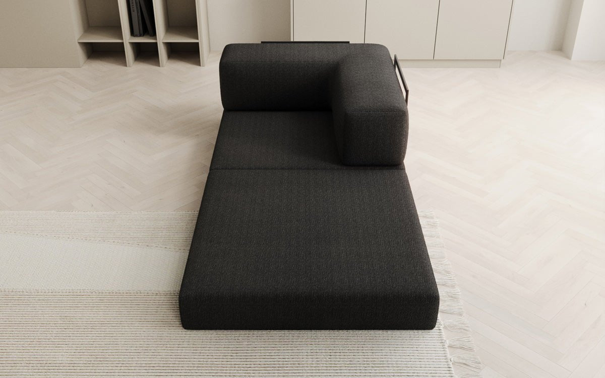 Designer Lazy Armchair in Bouclé