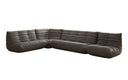 Designer corner sofa Calmo sectional in genuine leather
