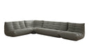 Designer corner sofa Calmo sectional in genuine leather