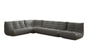 Designer corner sofa Calmo sectional in genuine leather