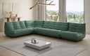 Designer corner sofa Calmo sectional in genuine leather