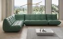 Designer corner sofa Calmo sectional in genuine leather