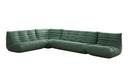 Designer corner sofa Calmo sectional in genuine leather