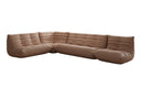 Designer corner sofa Calmo sectional in genuine leather