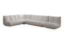 Designer corner sofa Calmo sectional in genuine leather