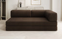 Designer Sofa/Chaise Longue Lazy in Bouclé