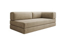Designer Sofa/Chaise Longue Lazy in Samt