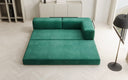Designer Sofa/Chaise Longue Lazy in Samt