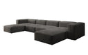Designer U Sofa Snug in Samt