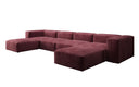 Designer U Sofa Snug in Samt