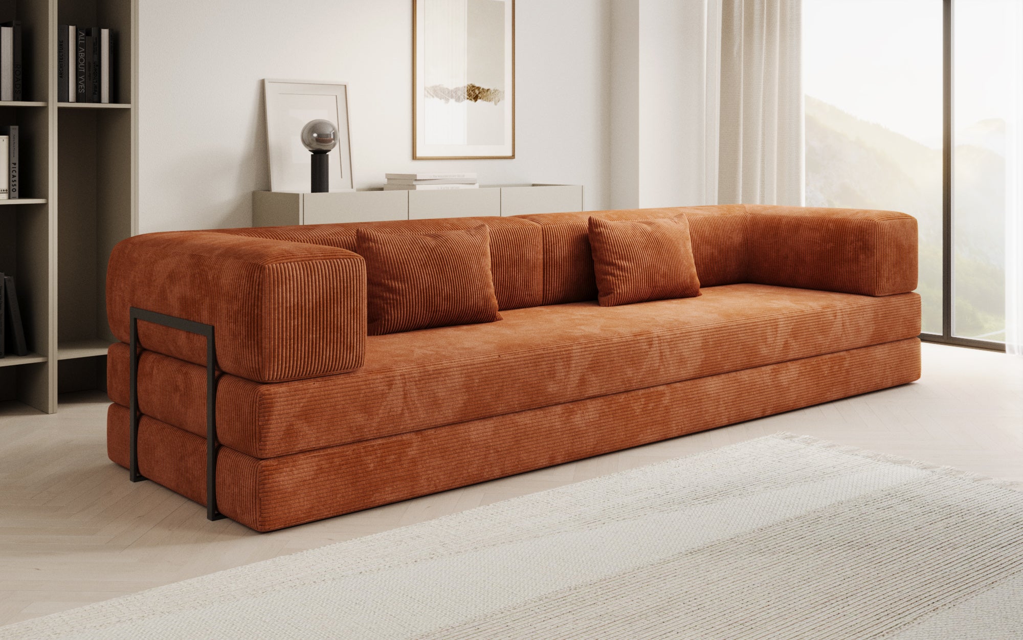 Extra cover for Lazy sofa in corduroy
