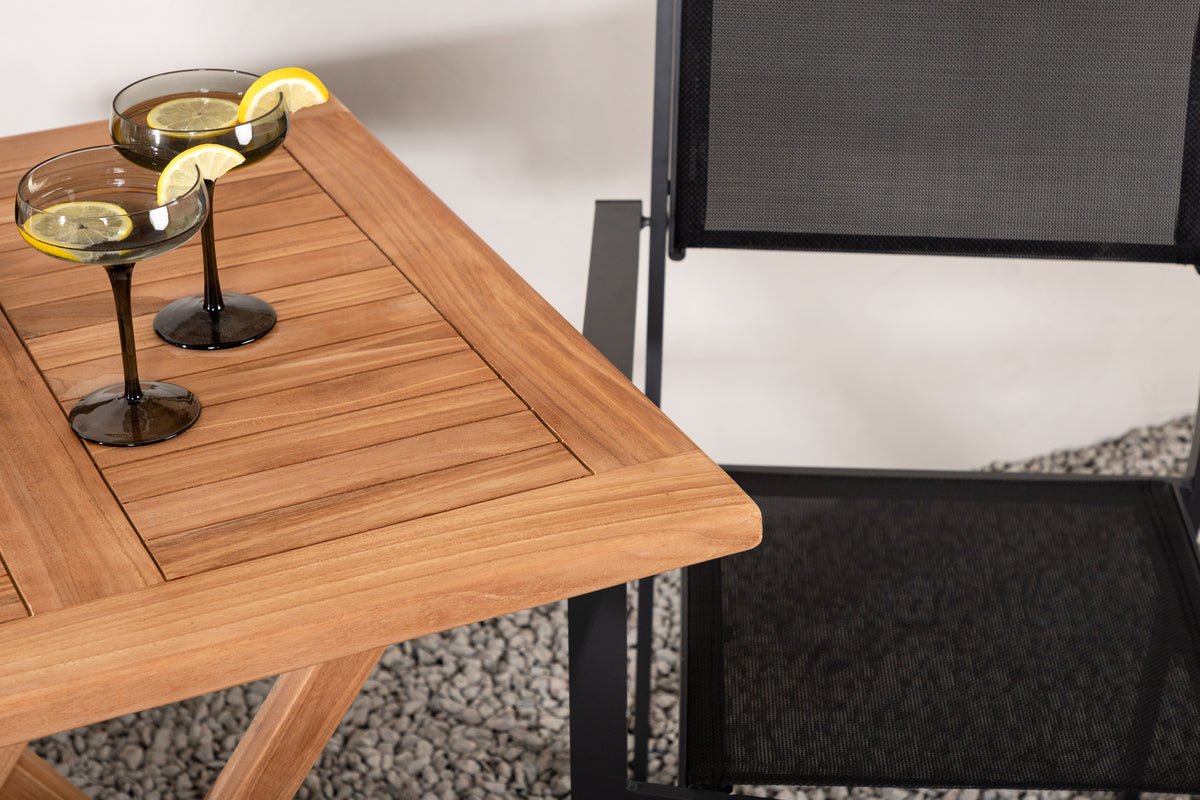 Garden Cafe Set Irish – 3-piece Garden Furniture Set 70x70 cm