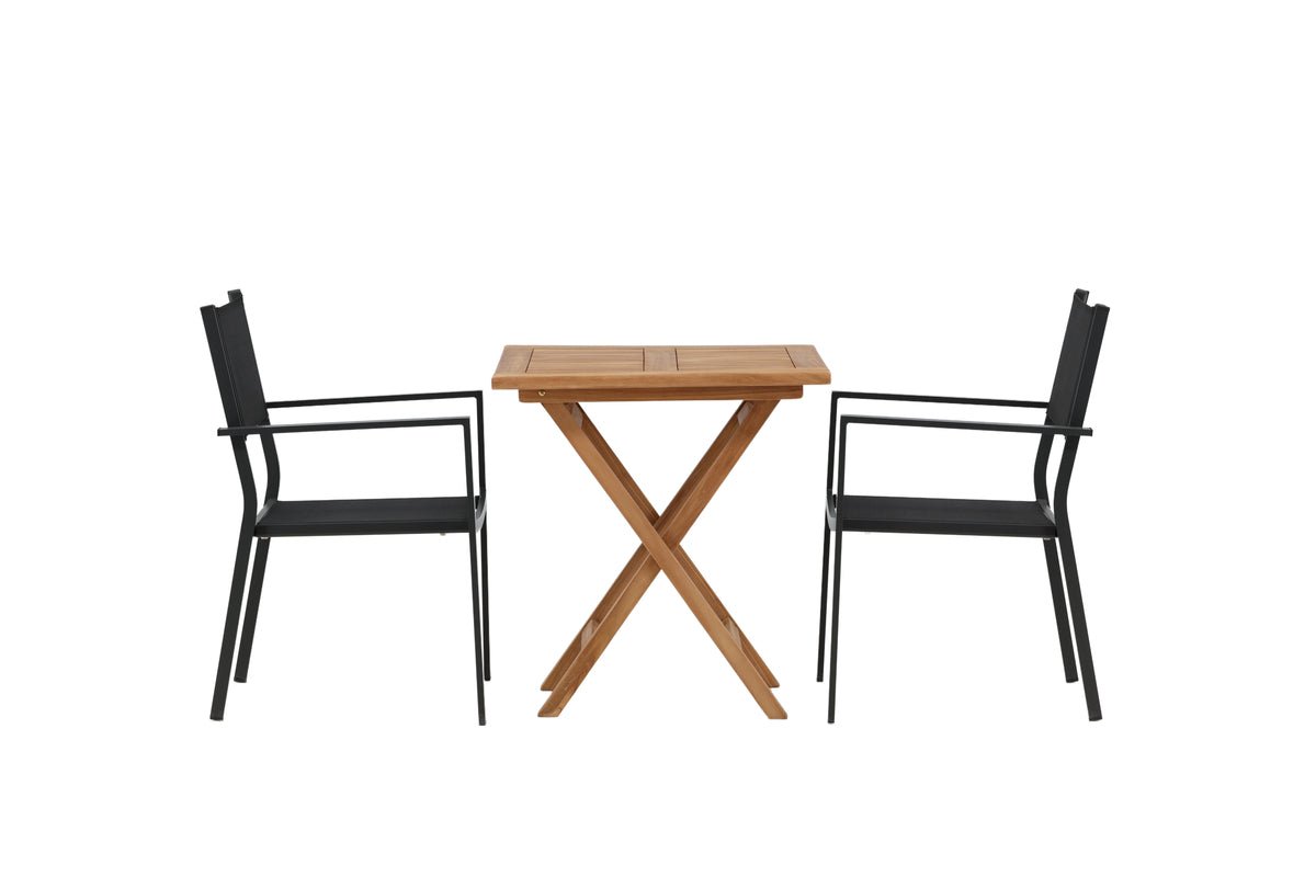 Garden Cafe Set Irish – 3-piece Garden Furniture Set 70x70 cm
