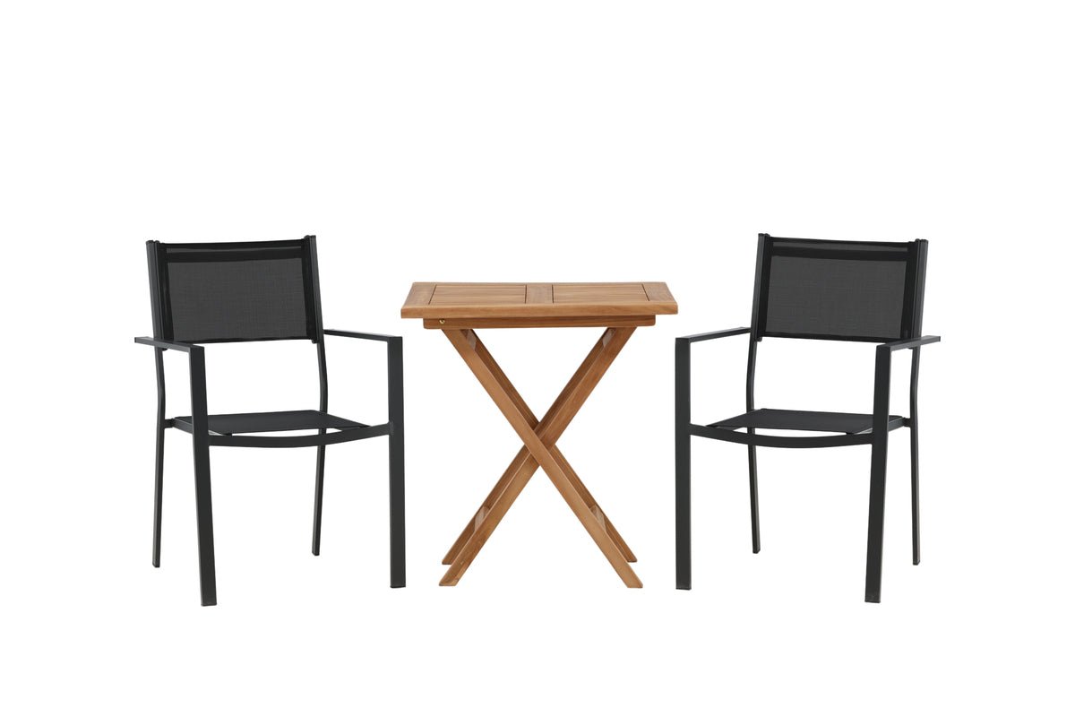 Garden Cafe Set Irish – 3-piece Garden Furniture Set 70x70 cm