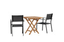 Garten Cafegruppe Irish – 3-teiliges Gartenmöbel-Set 70x70 cm